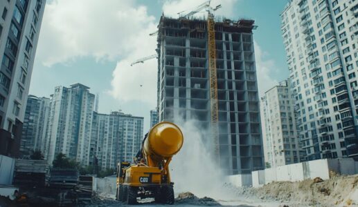 concrete-mixer-pouring-construction-project